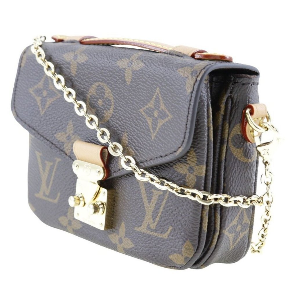LOUIS VUITTON Micro Metis Shoulder Bag M81267 Brown Monogram canvas Women - Picture 3 of 16